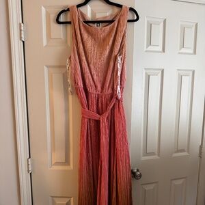 Anne Klein Ombre copper dress 1x